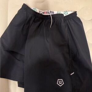 Black Athletic Men's Shorts